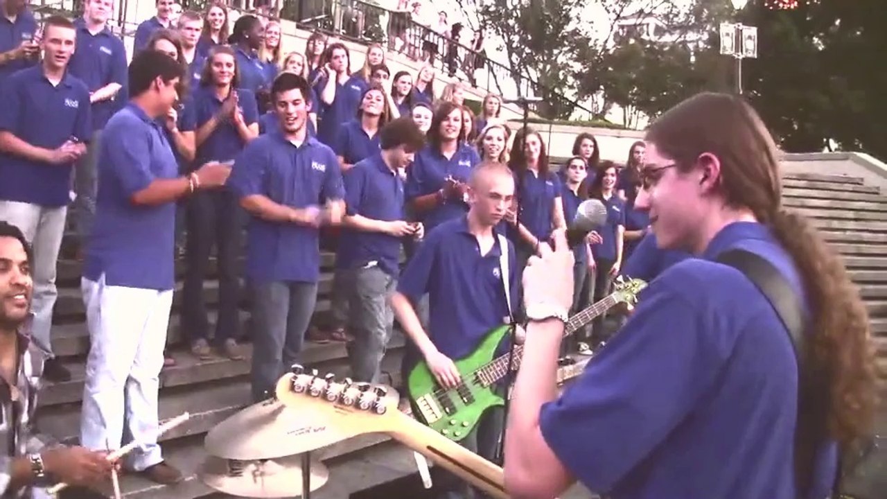 Lenny Street Fun with Students :)