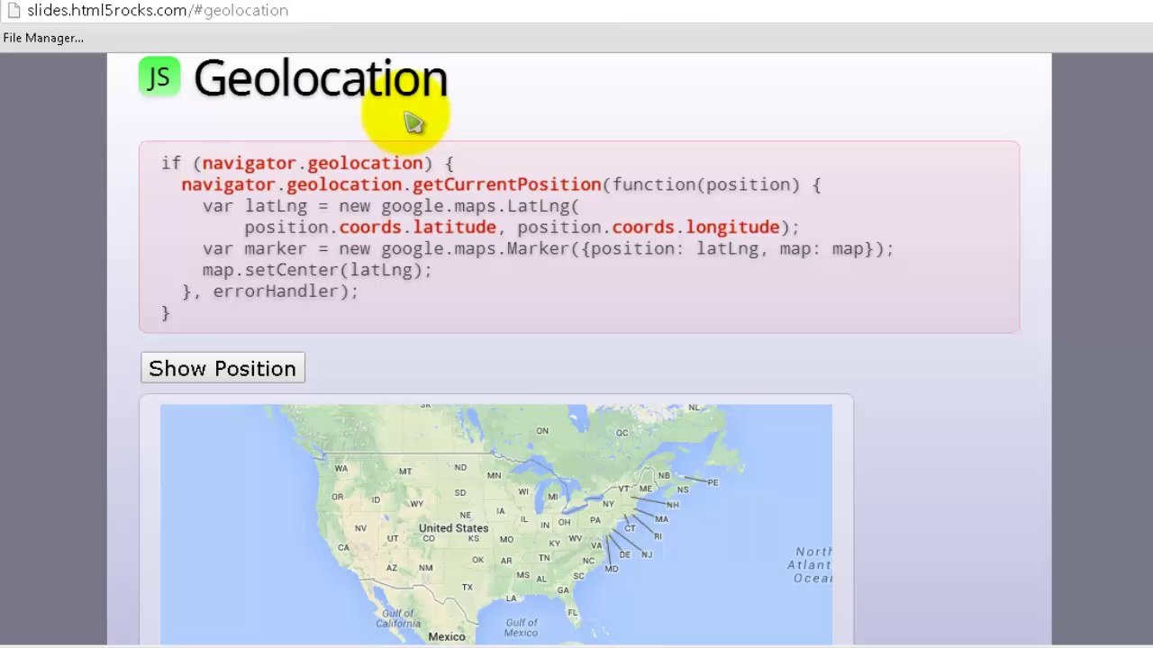 HTML5 Rocks (HTML5 + CSS3 + Advanced JS)