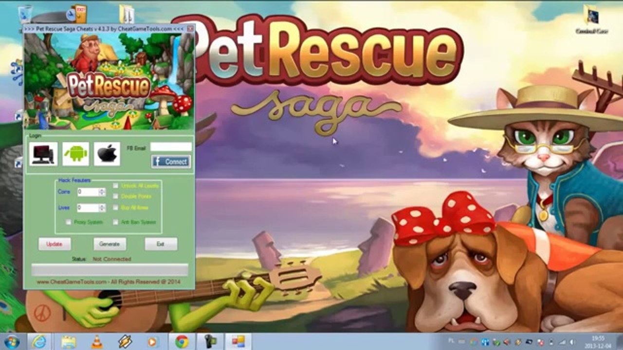 Unlimited Score  Pet Rescue Saga Cheats Hack Tool BY FIZZYd