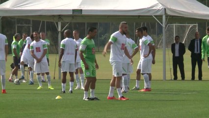 يستعد منتخب الجزائر للمباراة التاريخية ضد منتخب ألمانيا