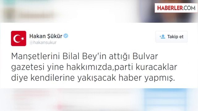 Hakan Şükür: Allah'a Havale Ediyorum