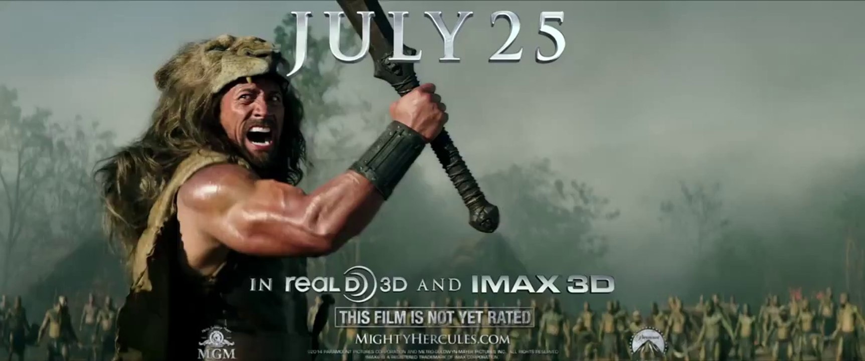 Hercules Official TV Spot - Revealed (2014) Dwayne Johnson