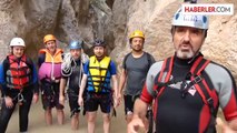 Harmankaya Kanyonu'nda doğa yürüyüşü ve trekking -