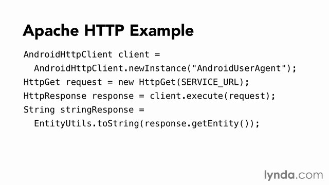 Connecting Android Apps to RESTful Web Services -clients