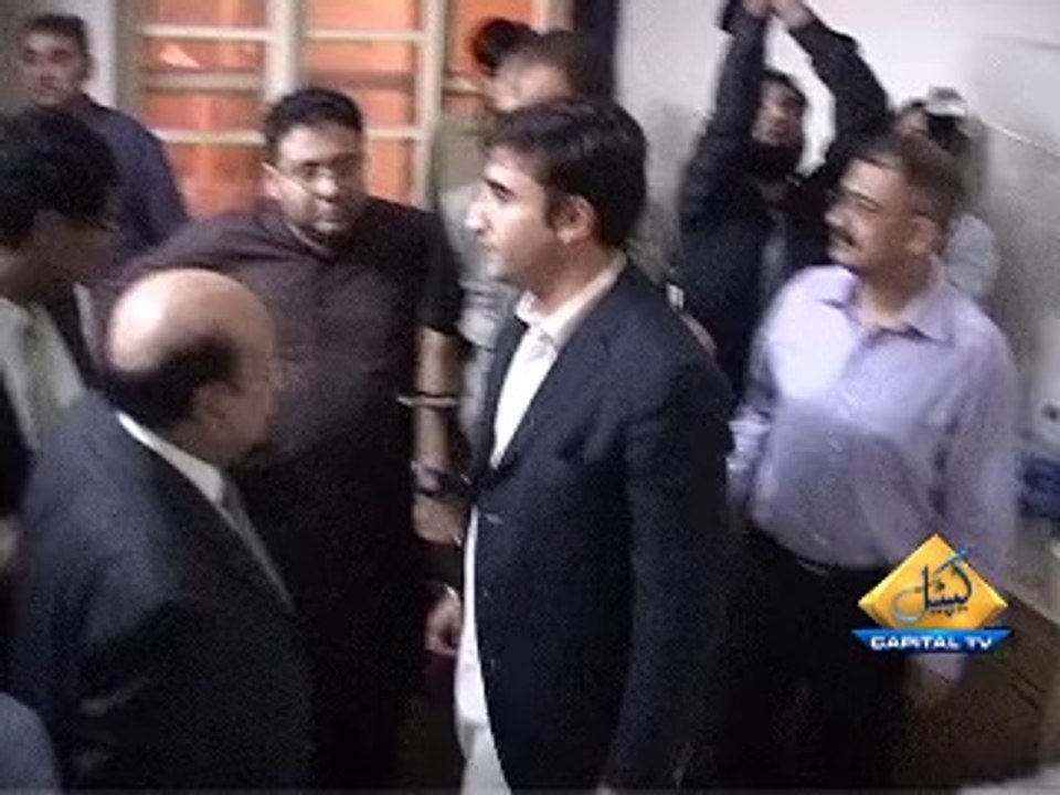 Chairman PPP Bilawal Bhutto Zardari visited JPMC to inquire about the under-treatment injured of Karachi airport attack.