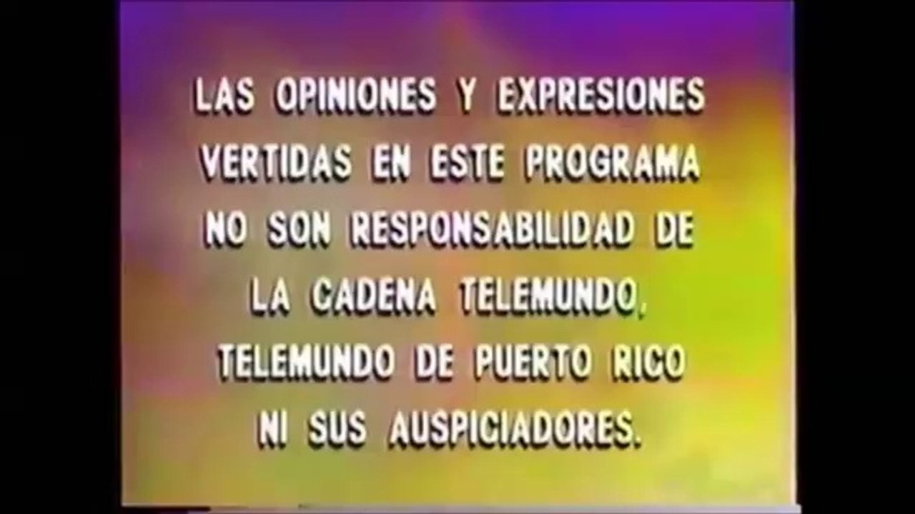 ID TELEMUNDO PUERTO RICO (1995) - ADVERTENCIA DE CONTENIDOS...