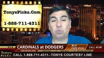 MLB Pick Prediction LA Dodgers vs. St Louis Cardinals Odds Preview 6-29-2014