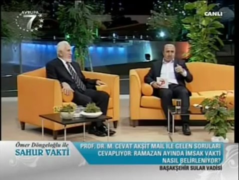 Türkiye'de İMSAK VAKTİ Doğrumu? - Cevat Akşit Hocaefendi