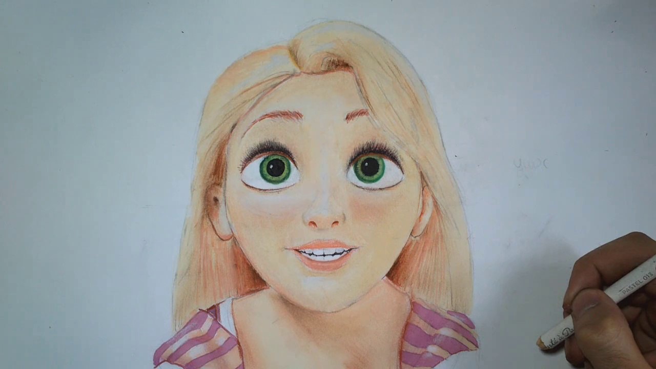 Dessin de raiponce