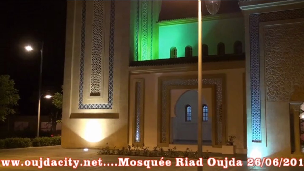 مسجد الرياض تحفة فنية وجمالية جديدة  تنضاف الى مساجد وجدة