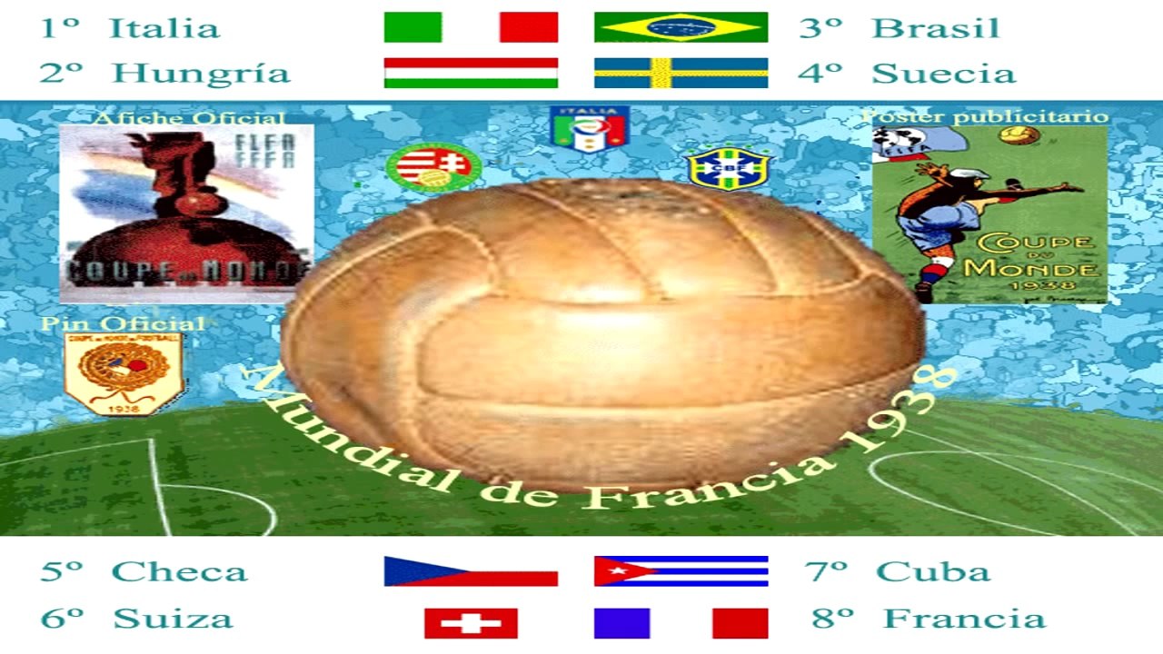 Mundial Francia 1938  World Cup - Música - Composición Gráfica  (No había canción oficial)