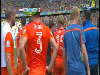 وقت مستقطع فى مباراة هولاندا والمكسيك-كأس العالم2014