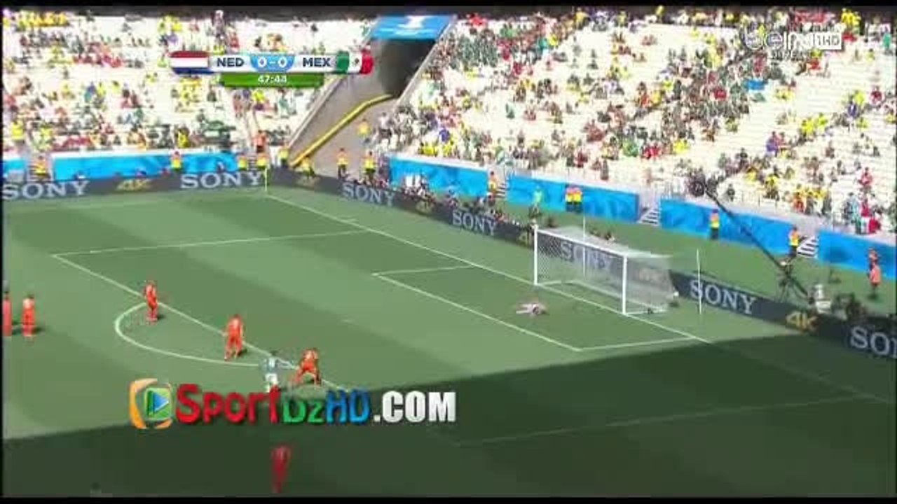 هدف المكسيك 1 - 0 هولندا