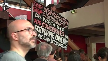 Les intermittents occupent le Théâtre de la ville