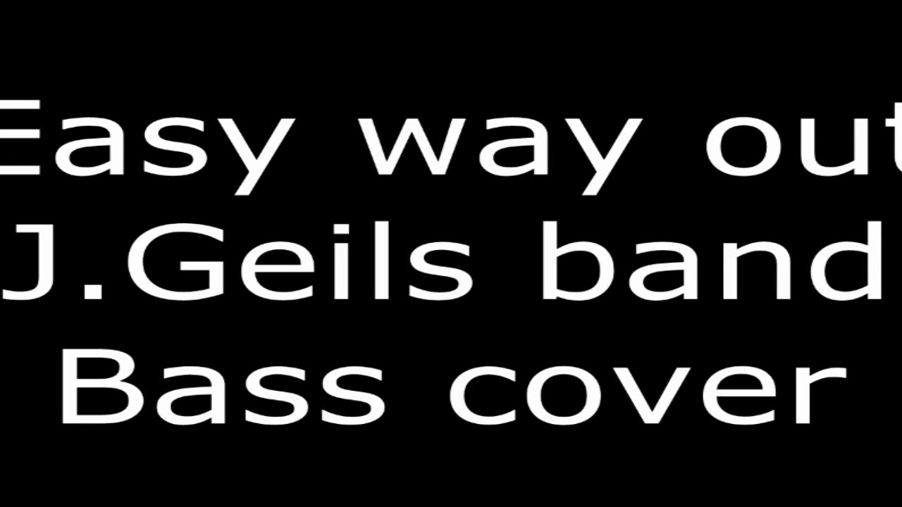easy way out bass cover