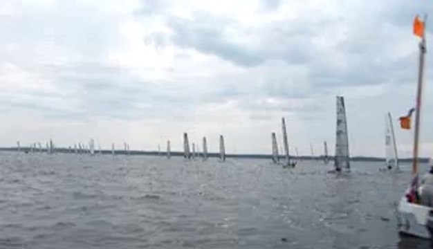 Championnat Europe Class A Carcans-Maubuisson Départ de régate