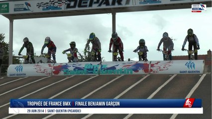Finale Benjamin Garçon Trophée de France BMX 2014 Saint-Quentin