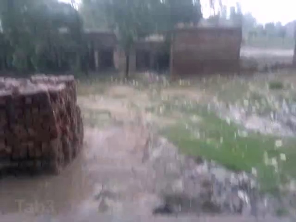 Thunderstorms Rain at Satrah Sandhuan 29-06-2014