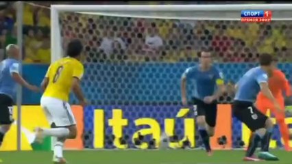 GOLAZO JAMES RODRIGUEZ COLOMBIA 2X0 URUGUAY 28-06-2014