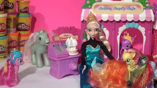 My Little Pony Cotton Candy Playset , with Queen Elsa and Princess Anna of Disney Frozen