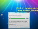 release Evasion ios 7.1.1 jailbreak untethered iPhone iPod Touch iPad