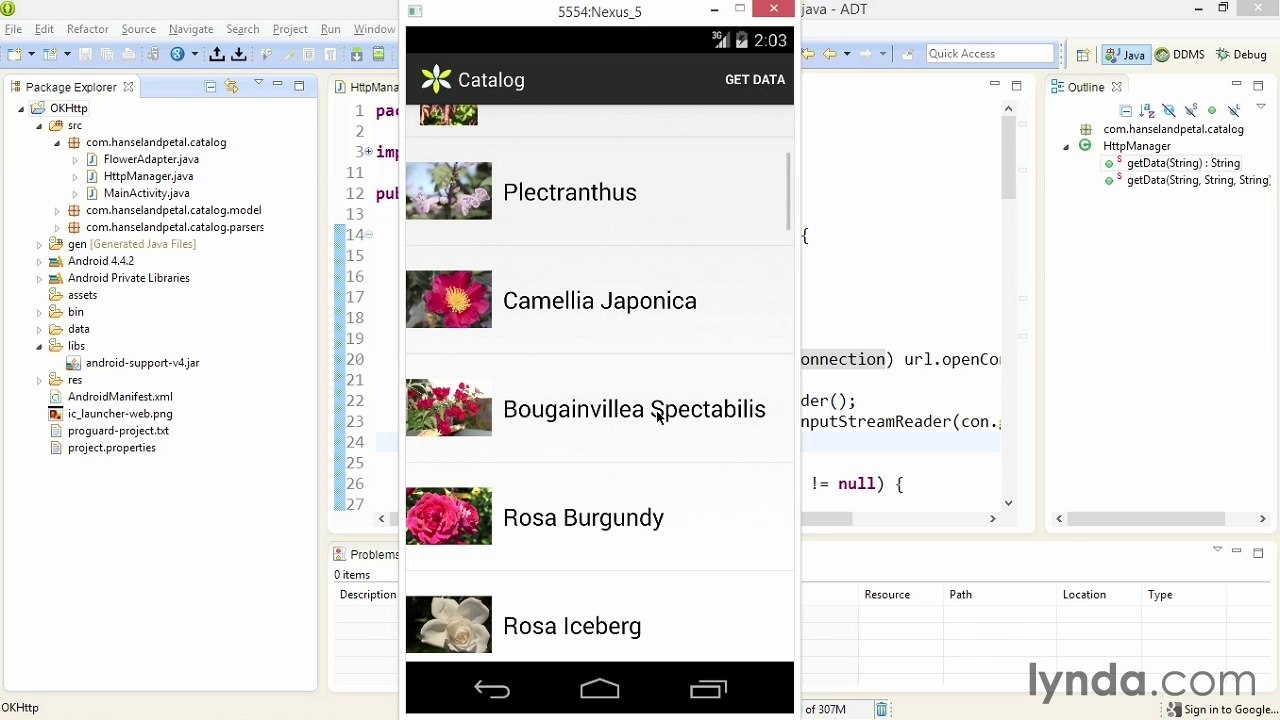 Connecting Android Apps to RESTful Web Services -okhttp