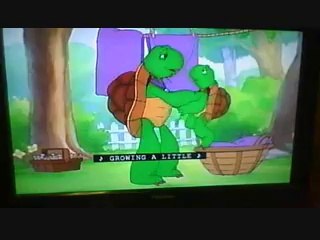 Opening to Franklin Plays Hockey 2001 VHS