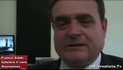 Franco Siddi: Chi è un Giornalista?