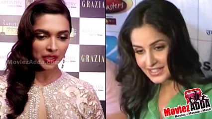 Katrina Kaif’s OH-MY-GOD reaction on being hugged by Deepika Padukone MO