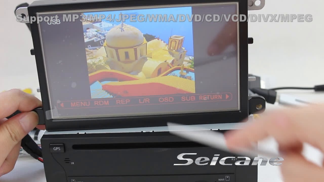 Audi q5 oem aftermarket rear camera bluetooth nav system with aux mp3 mp5 car control