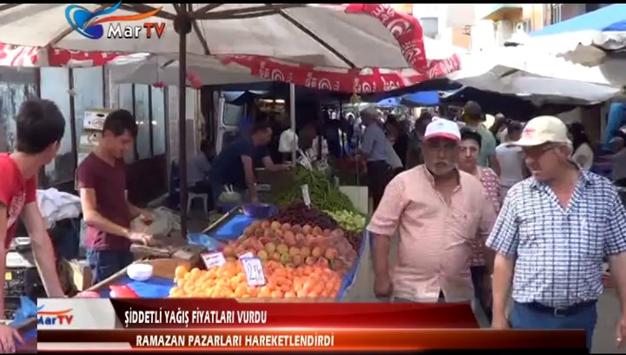 ŞİDDETLİ YAĞIŞ FİYATLARI VURDU