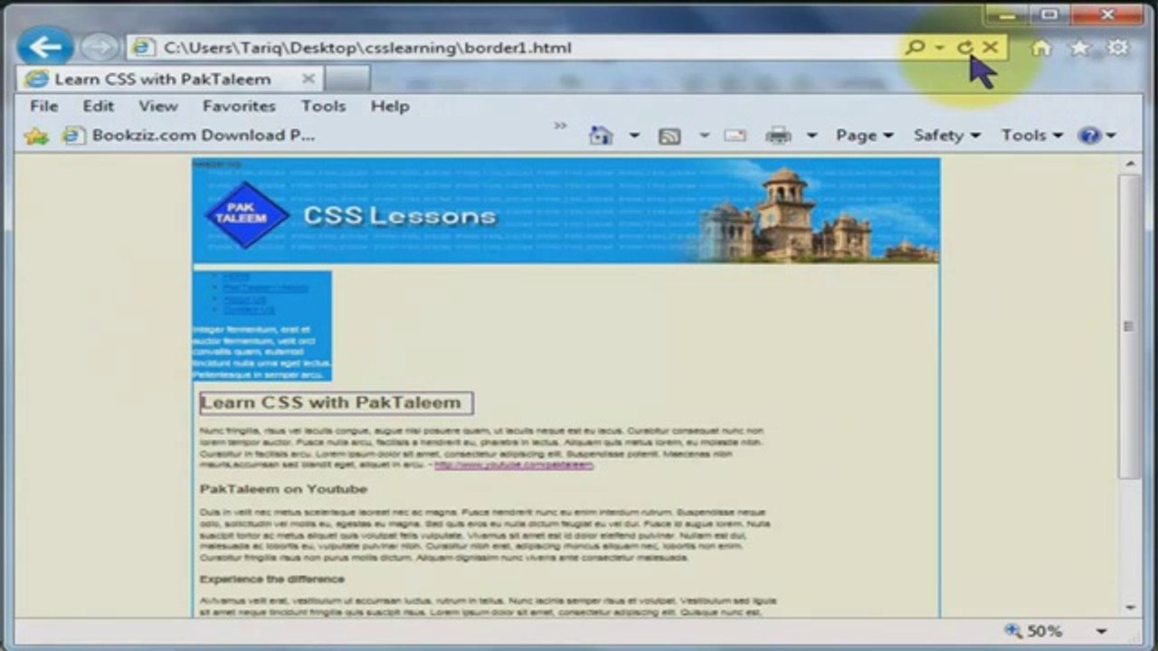(CSS)Lesson 8 in Urdu