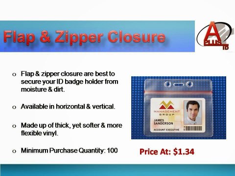 Stylish and Professional Plastic ID Badge Holders