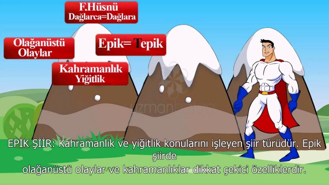 1 dakikada Lys Edebiyat Şiir Türleri ve Epik Şiir