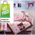 Best Price SoHo Pink and Brown Sweetie Garden Baby Crib Nursery Bedding Set 13 pcs included Diaper Bag with Changing Pad & Bottle Case Review