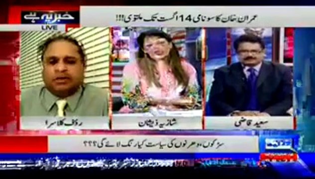 PMLN Govt Can't Function Until Or Unless Imran Khan's Concerns Will Not Be Addressed:- Rauf Klasra