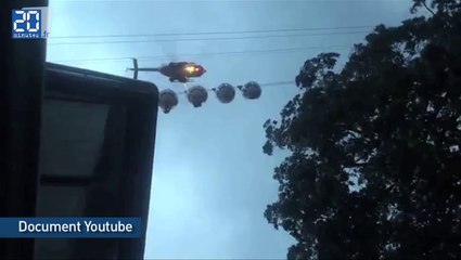 Grenoble: hélitreuillage de 37 personnes  bloquées dans un téléphérique