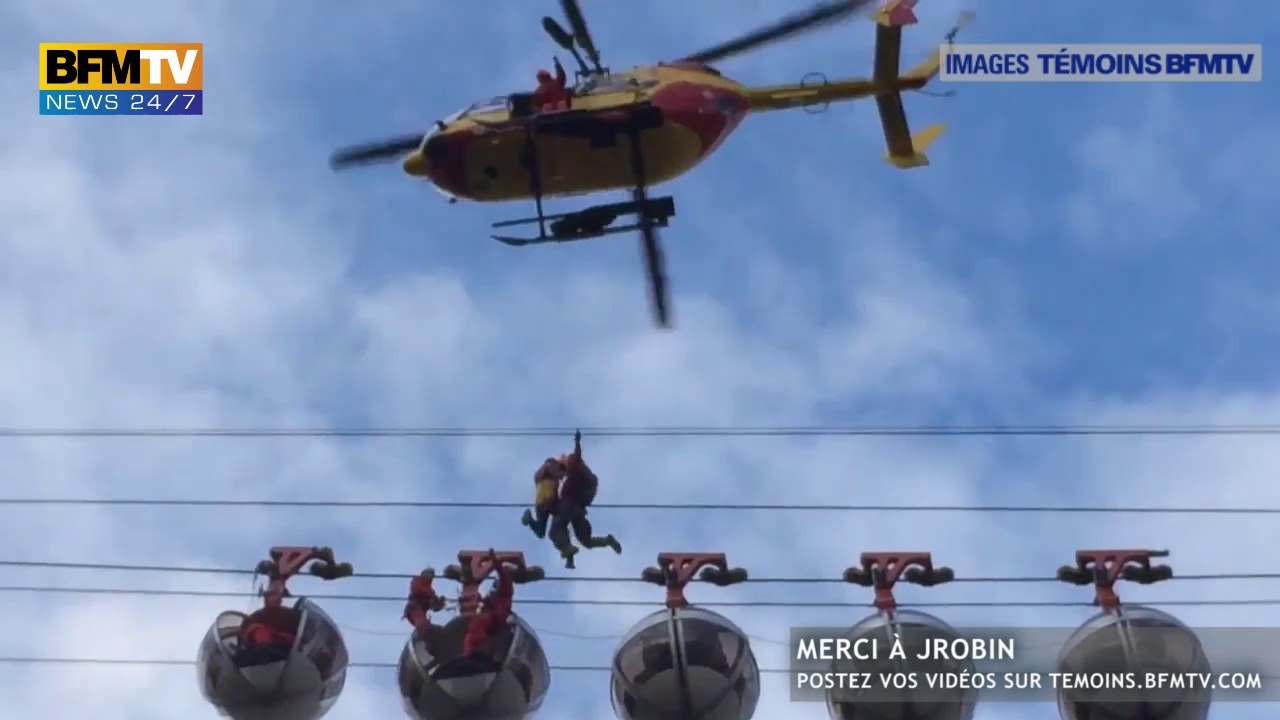 Sauvetage à Grenoble : Téléphérique de la Bastille