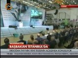 Başbakan Erdoğan Sabiha Gökçen Havalimanında THY'nin Bakım Onarım Merkezinin Açılışında Konuşuyor