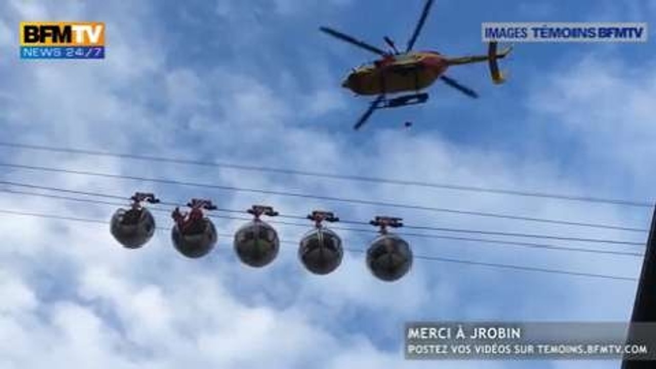 Sauvetage à Grenoble : Téléphérique de la Bastille