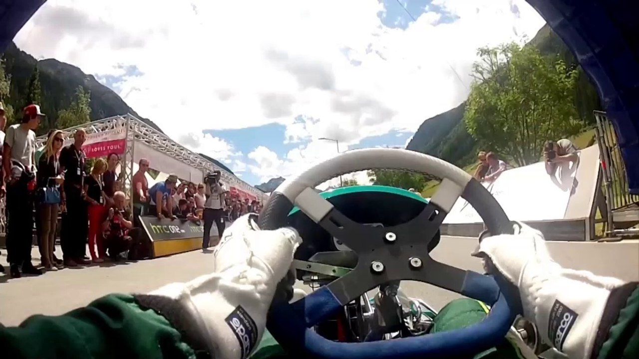 F1: weltrekord! von 0 auf 100 im go-kart