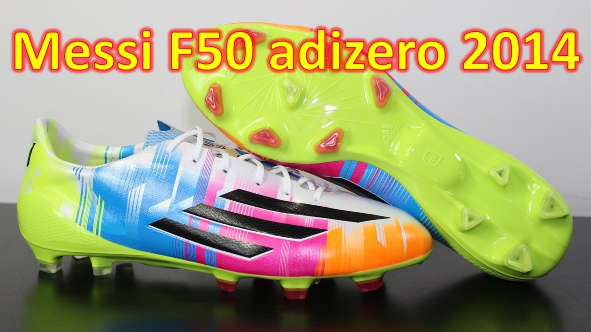 Messi Edition Adidas F50 adizero 2014 - Unboxing + On Feet - video  Dailymotion