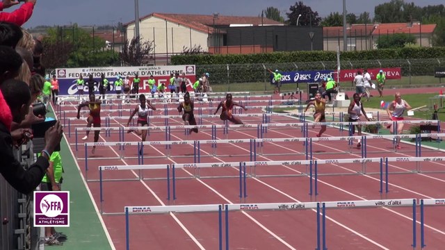 Finale 100 m haies Espoirs