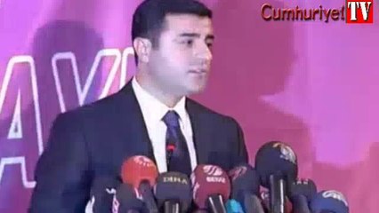 Adaylık sonrasın Demirtaş'tan ilk açıklama: Biz sadece Çankaya'ya aday değiliz.