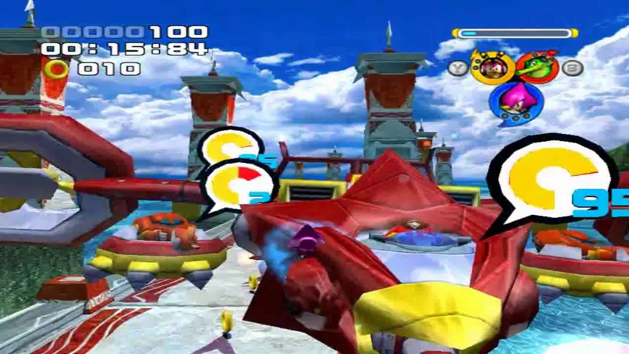 Sonic Heroes - Team Chaotix - BOSS : Egg Hawk
