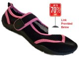 Clearance Sales! Girls Black & Pink Aqua Socks Water Shoes Beach Review