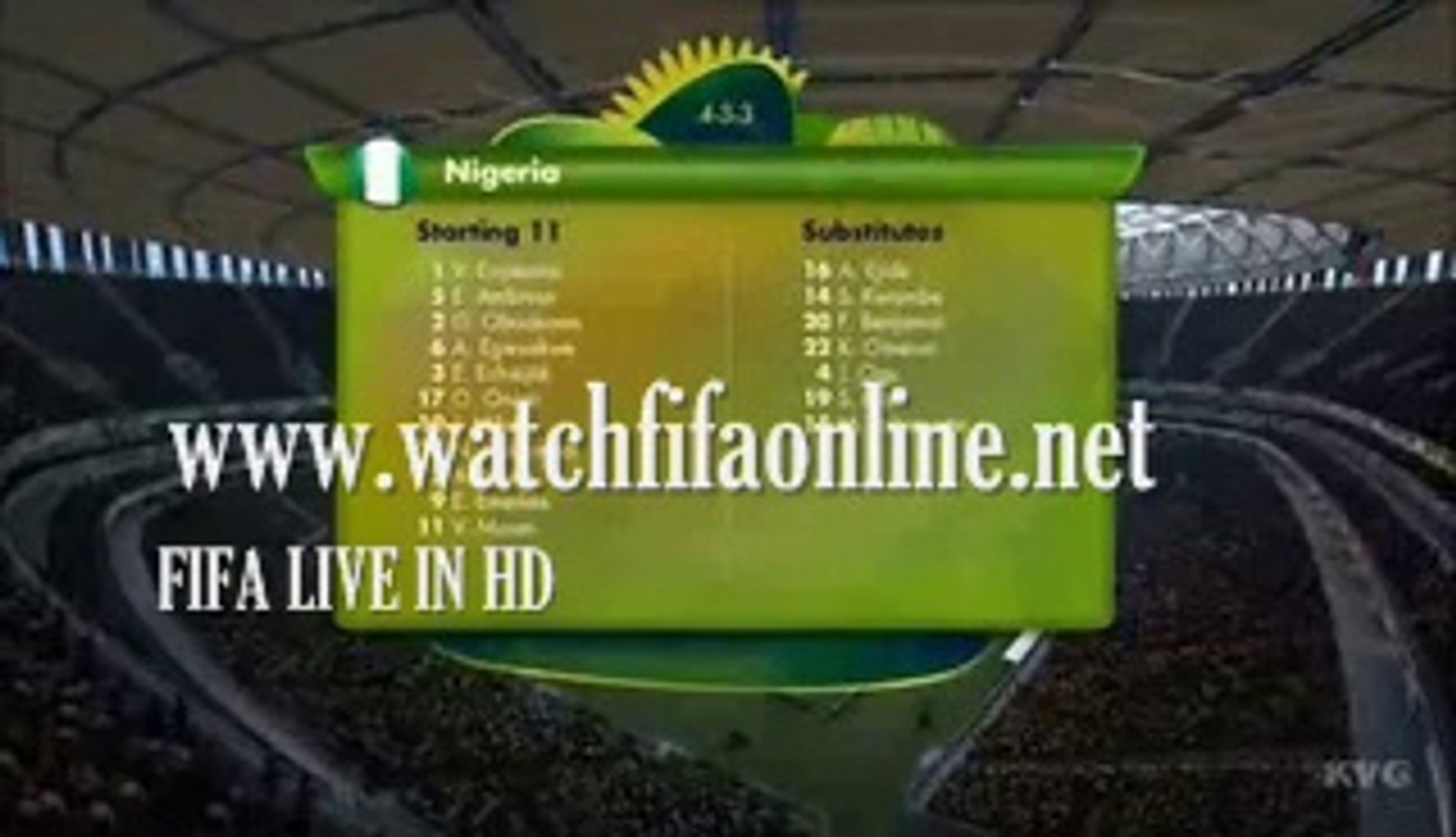 Live France vs Nigeria Football