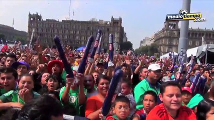 La 'Naranja' apagó la fiesta en el Zócalo