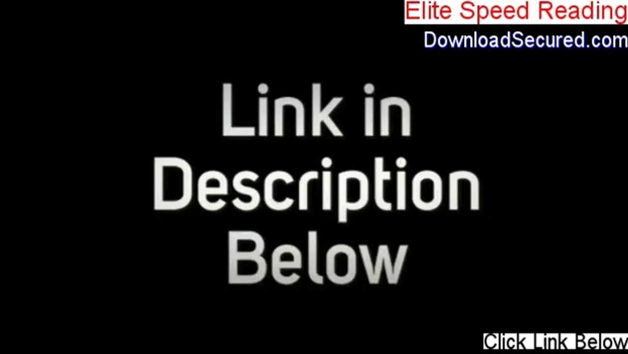 Elite Speed Reading Download Free [Download Here]