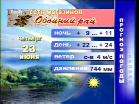 Фрагмент эфира (ПроТВ [Московская обл., г. Серпухов и Протвино], июнь 2011)